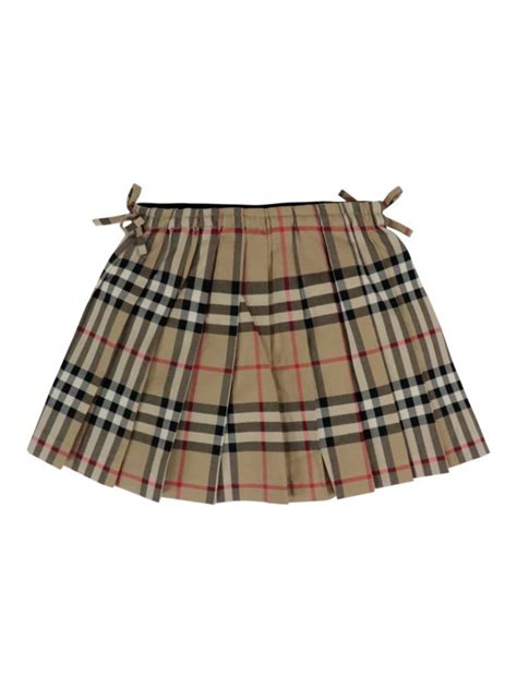 burberry mini skirt price|check pleated mini skirt.